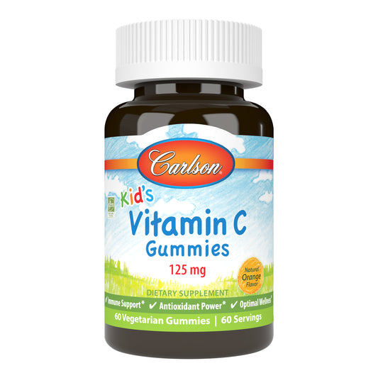 Kid’s Vitamin C Gummies contain no artificial flavors, sweeteners, or dyes. Give your kids the antioxidant power of Carlson Kid’s Vitamin C Gummies. childrens vitamin c gummies, vitamin c gummies for kids, vitamin c 125 mg