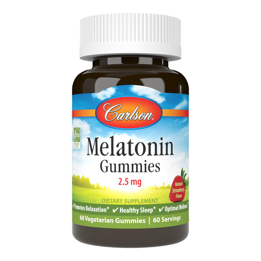 Carlson Melatonin Gummies promote relaxation and a healthy sleep pattern, so you can fall asleep and stay asleep. sku_4920-UPC what are melatonin gummies, melatonin gummies