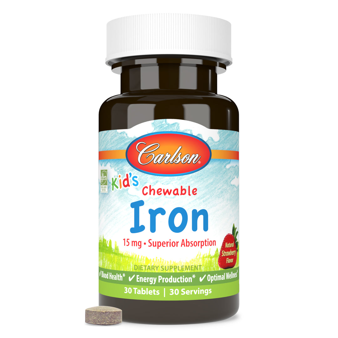 Kid's Chewable Iron, Strawberry