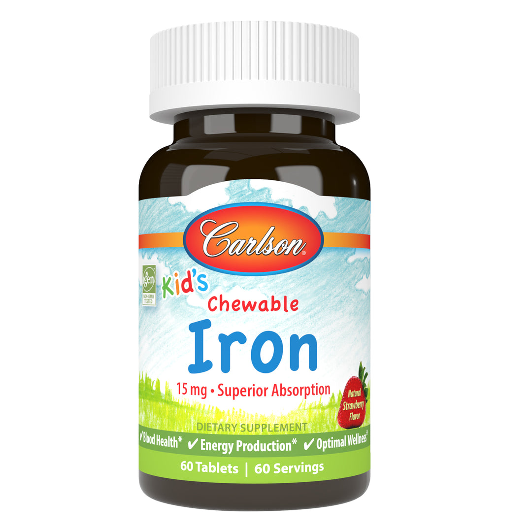 Kid's Chewable Iron, Strawberry