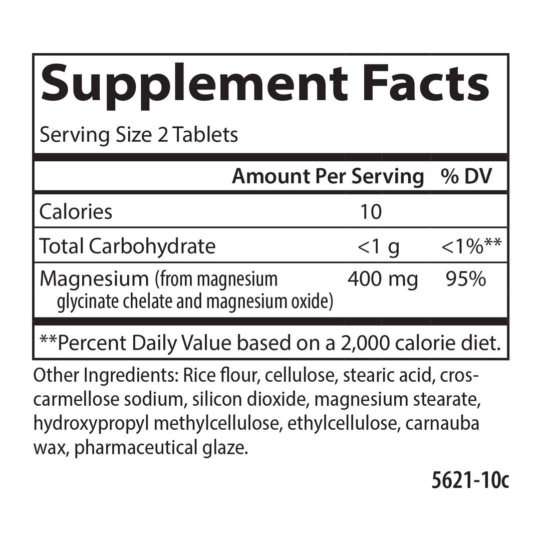 Chelated Magnesium Glycinate 400 mg