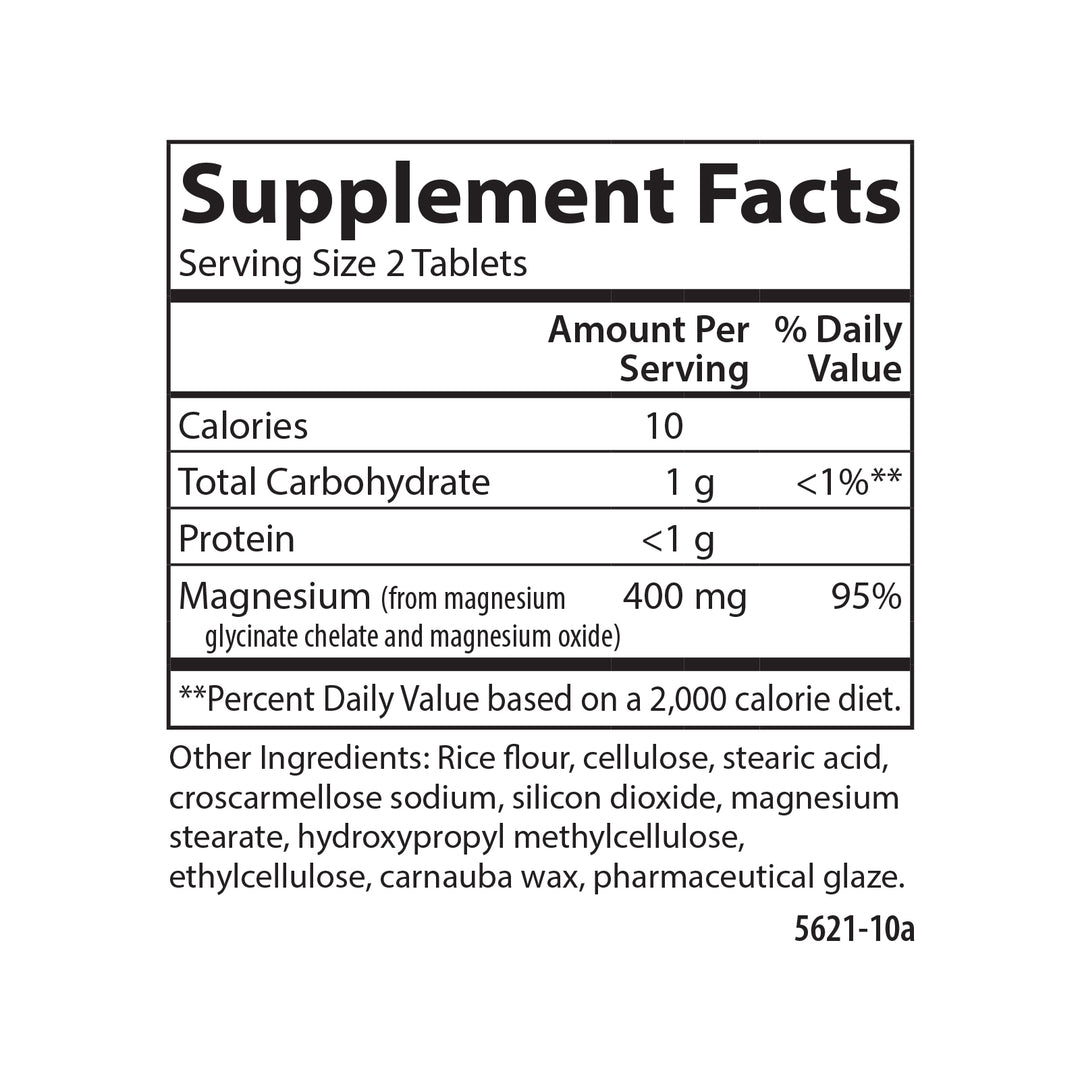 Chelated Magnesium Glycinate 400 mg