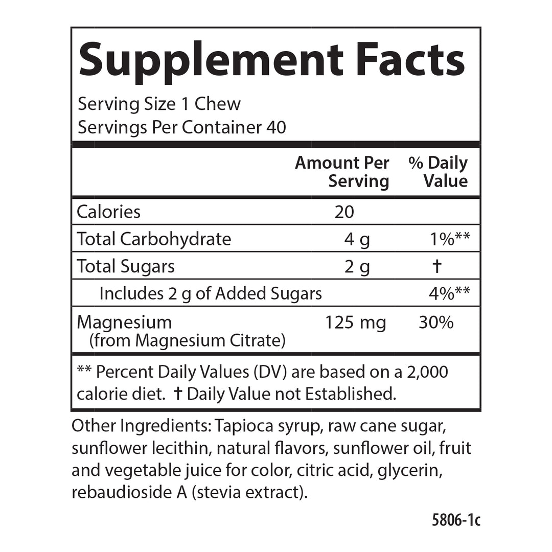 Magnesium Soft Chews