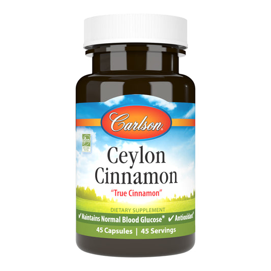 Explore the power of Ceylon cinnamon capsules for maintaining normal blood glucose levels. Derived from Cinnamomum verum plant bark