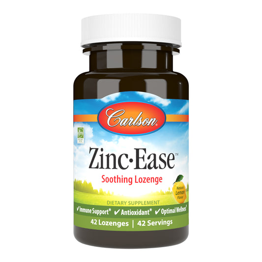 Zinc-Ease lozenges provide 10 mg of zinc to support and maintain healthy immune system function and to promote antioxidant activity. sku_5340