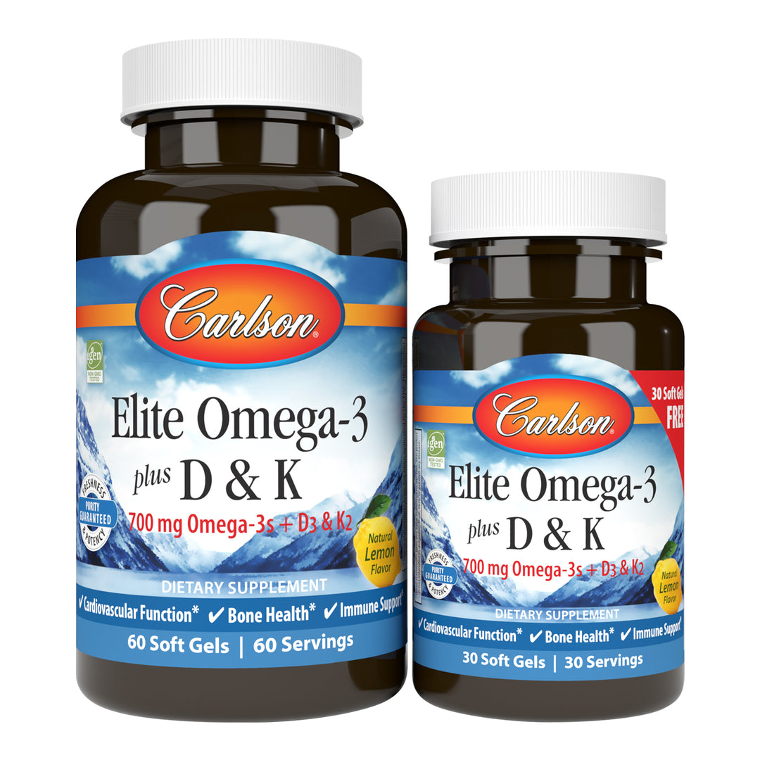 Elite Omega-3 + D & K