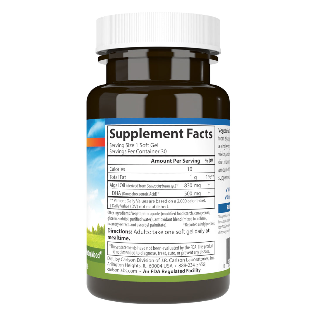 Vegetarian Plant-Based DHA