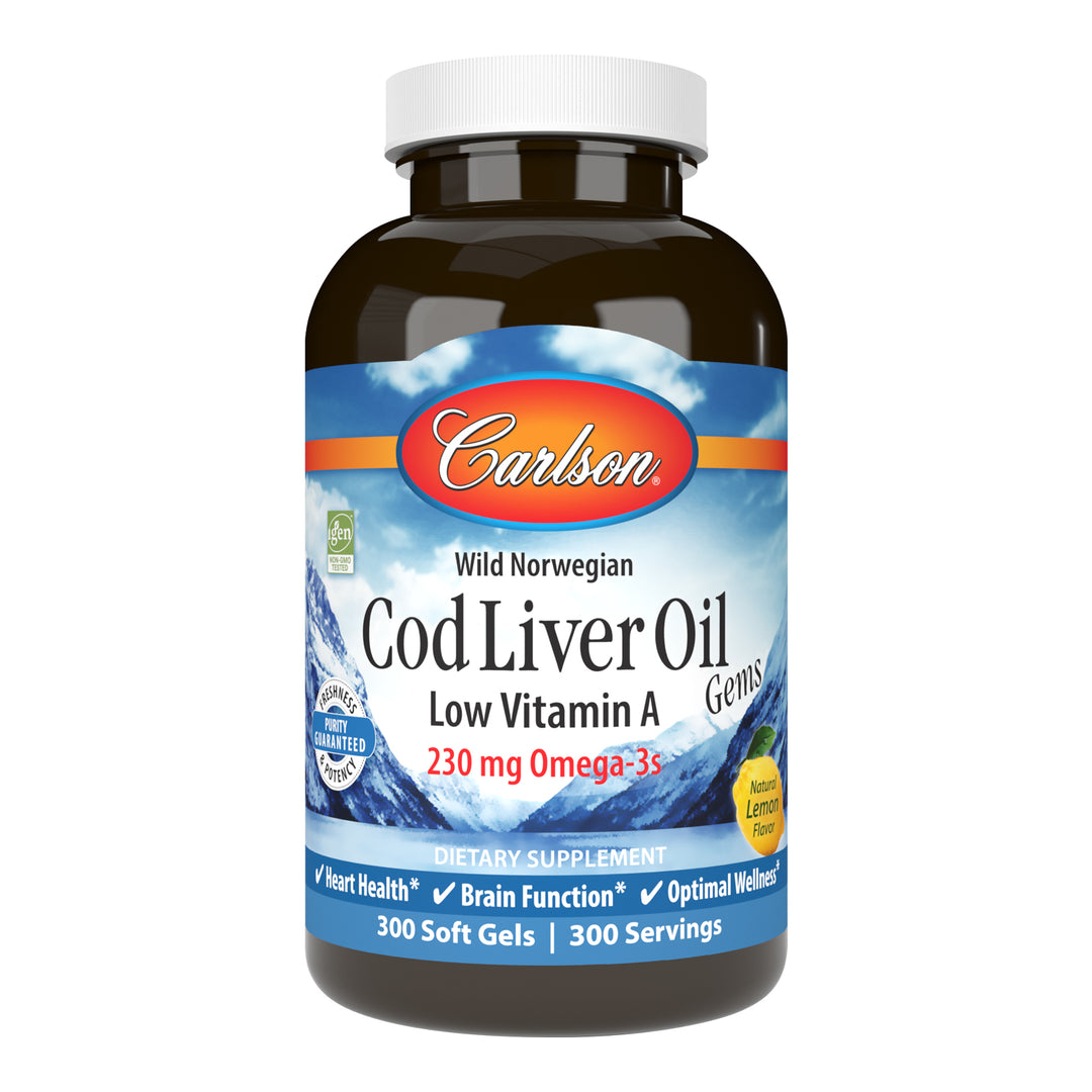 Cod Liver Oil, Low Vitamin A