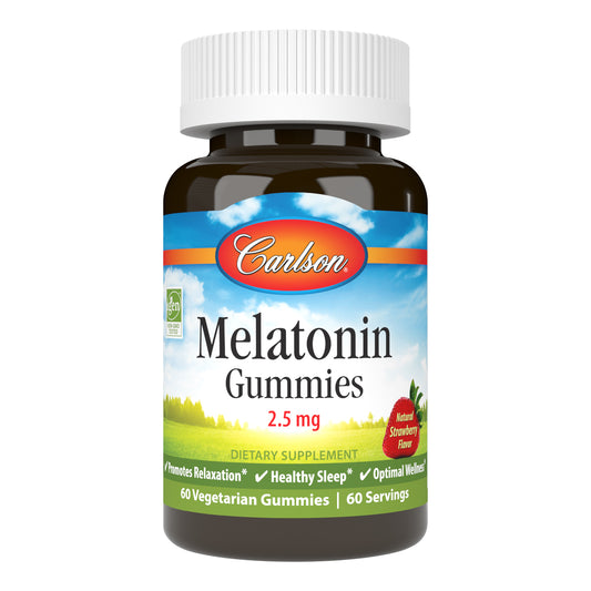 Carlson Melatonin Gummies promote relaxation and a healthy sleep pattern, so you can fall asleep and stay asleep. sku_4920-UPC what are melatonin gummies, melatonin gummies