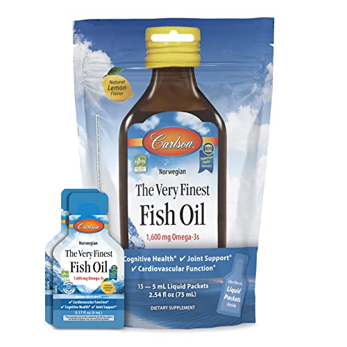 The Very Finest Fish Oil Grab + Go Packs, Pouch