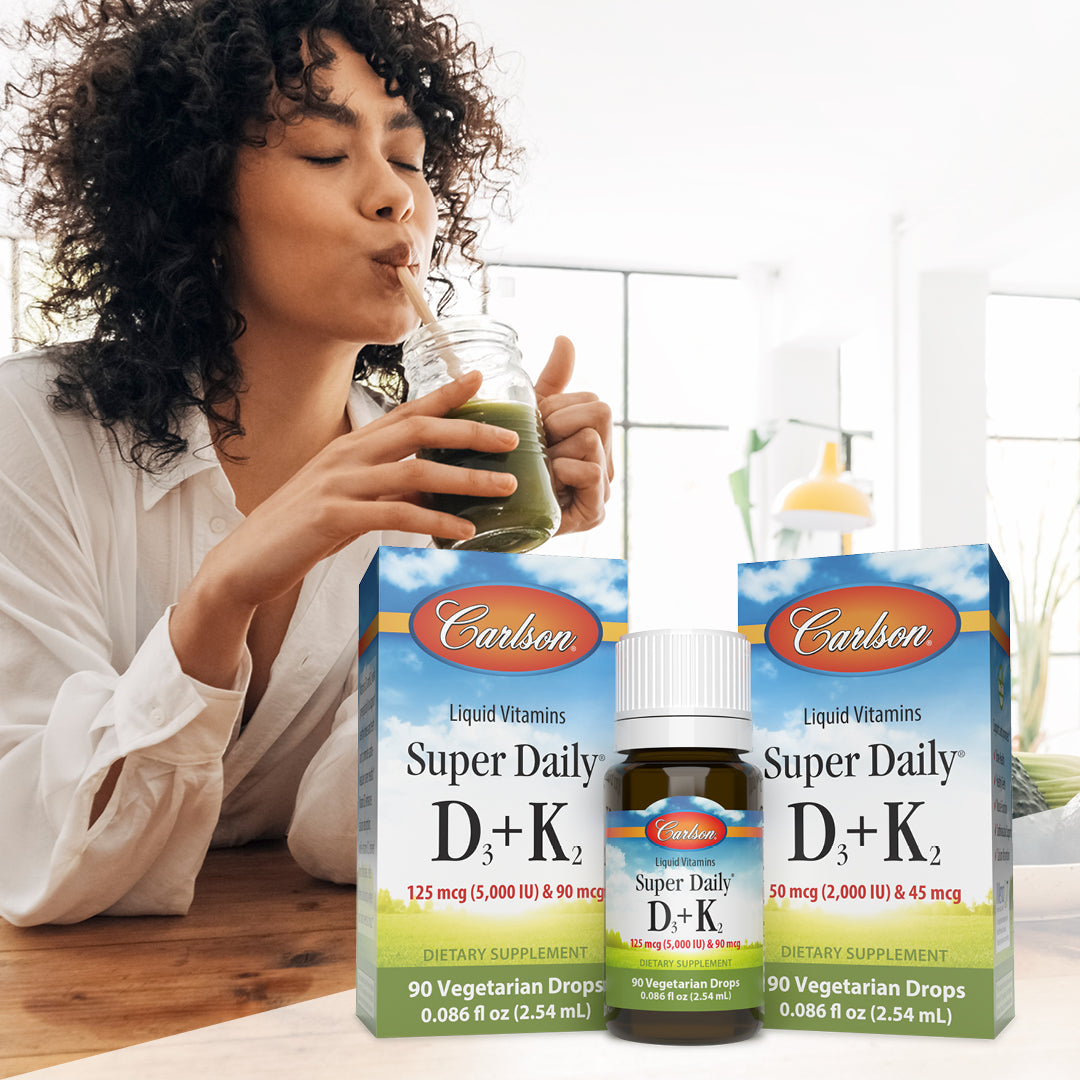 Super Daily® D3 + K2 5,000 IU (125 mcg) & 90 mcg