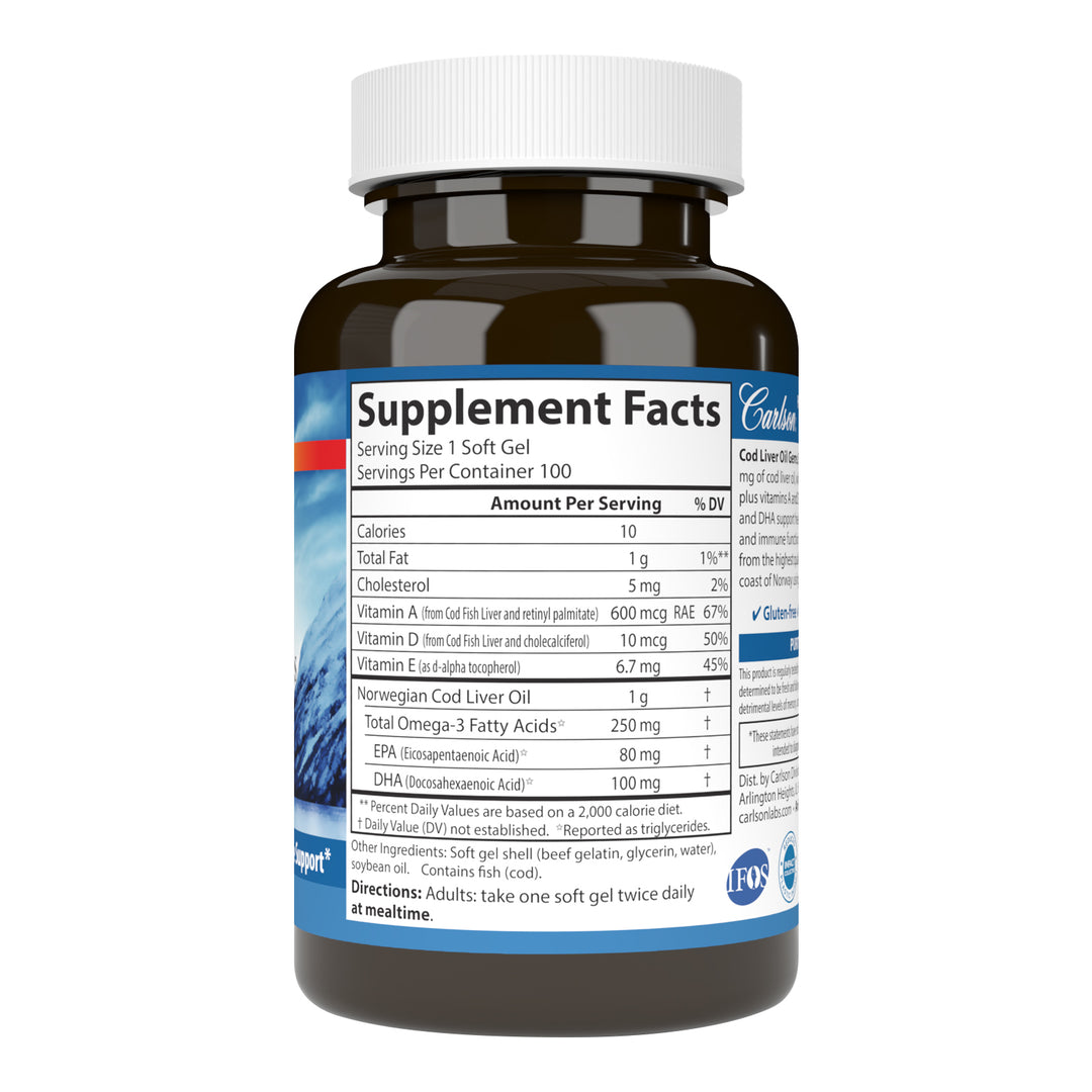 Cod Liver Oil Gems, Super 1,000 mg