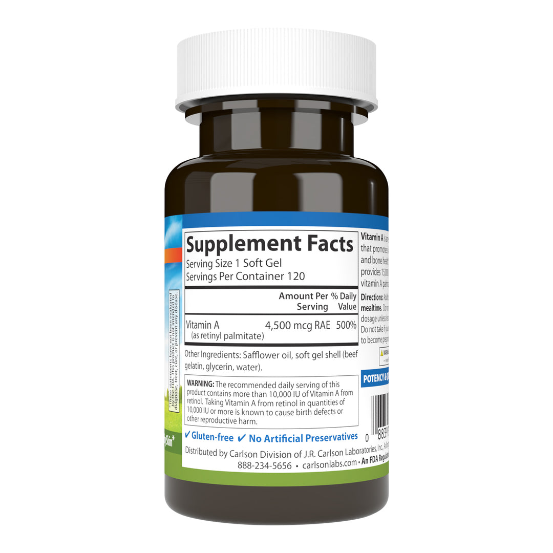 Vitamin A Palmitate 15,000 IU (4,500 mcg RAE)
