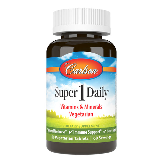 Super 1 Daily is an extra-strength multivitamin and mineral formula that provides balanced amounts of important nutrients in a single tablet. sku_4009