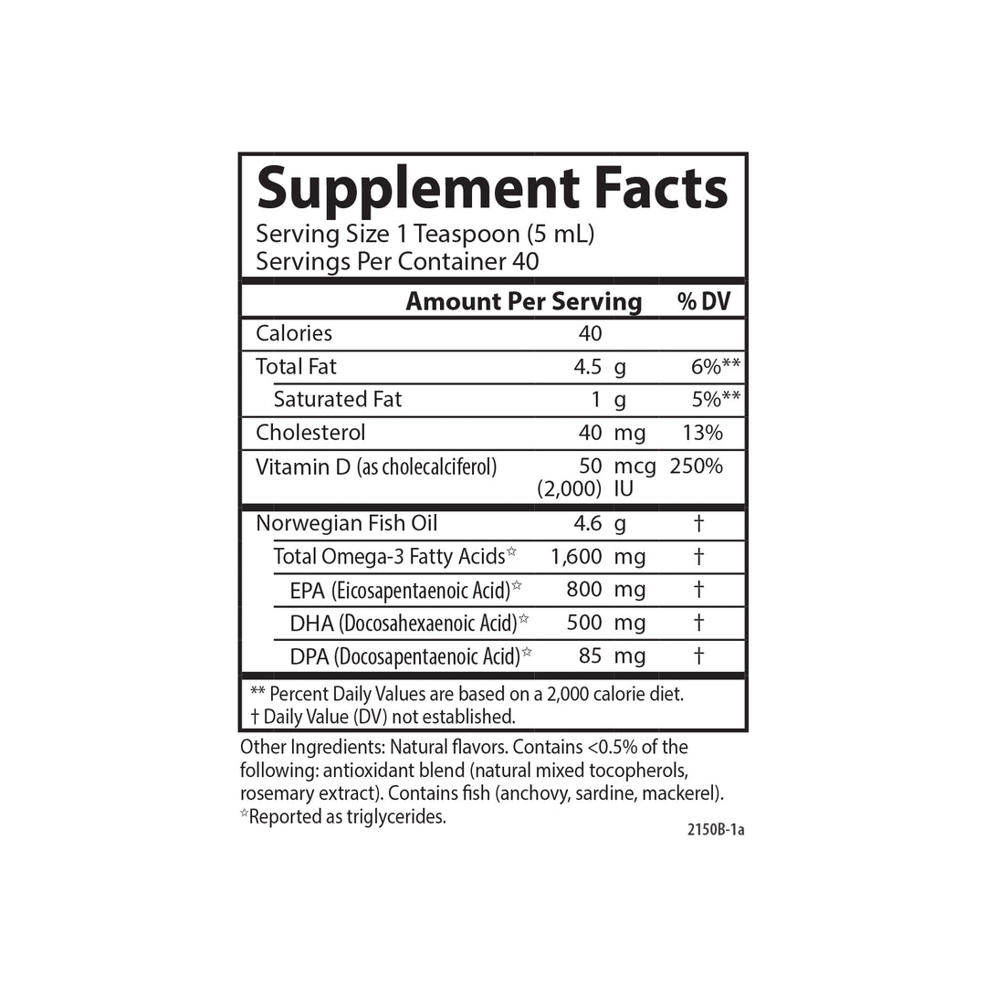 The Very Finest Fish Oil + D3