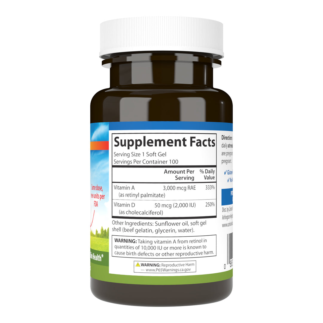Vitamins A & D 10,000 IU + 2,000 IU