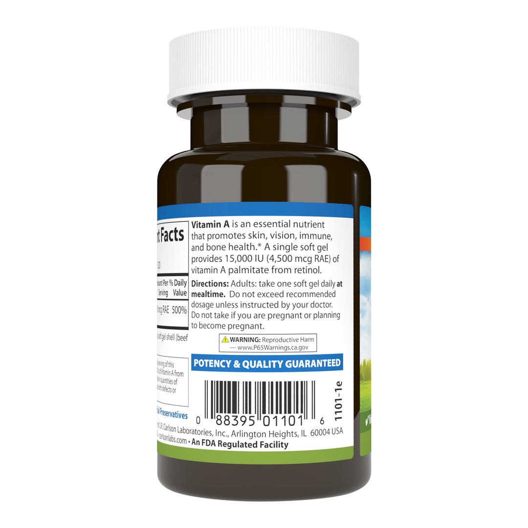 Vitamin A Palmitate 15,000 IU (4,500 mcg RAE)
