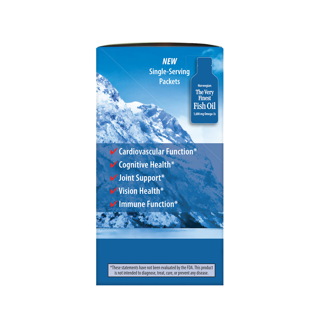 The Very Finest Fish Oil Grab + Go Packs, Box
