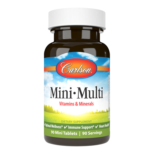 Mini-Multi delivers important vitamins and minerals in a small, easy-to-swallow tablet to promote optimal wellness. sku_4131 mini vitamins, mini multivitamin, small multivitamins