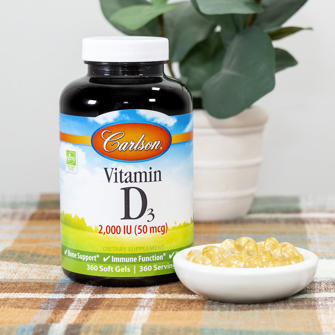 Vitamin D3 2,000 IU (50 mcg)