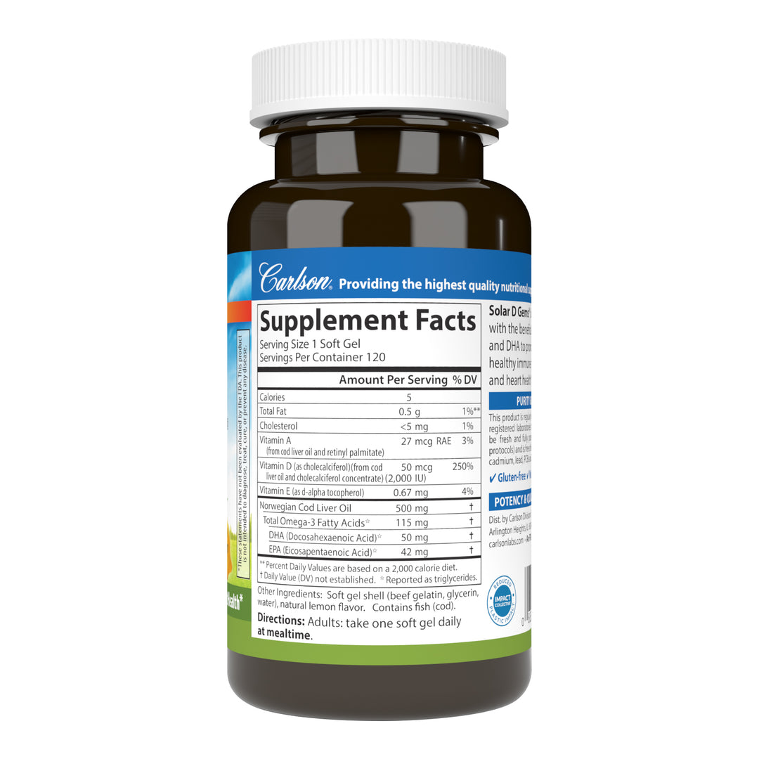 Solar D Gems® 2,000 IU (50 mcg)
