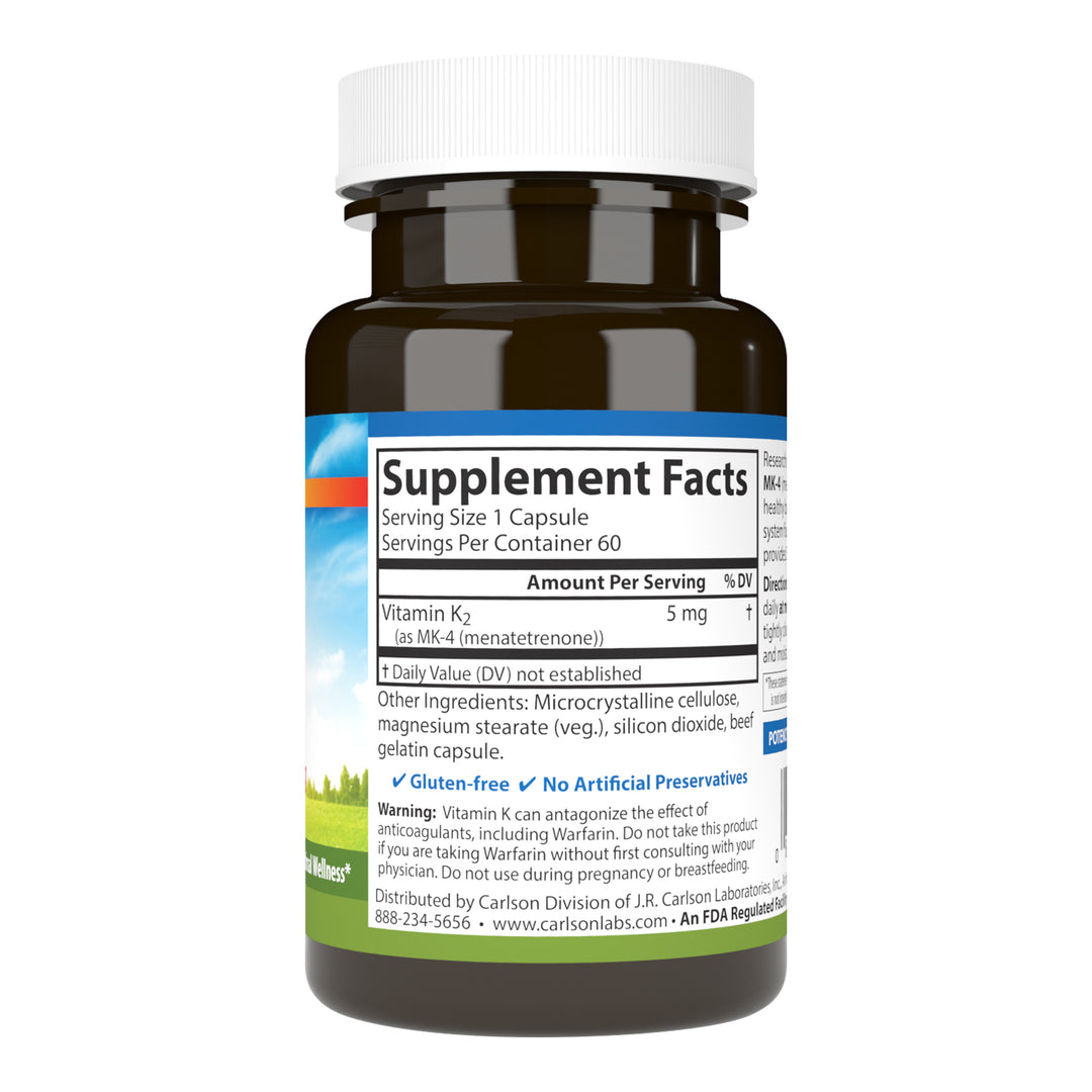 Vitamin K2 as MK-4 5 mg
